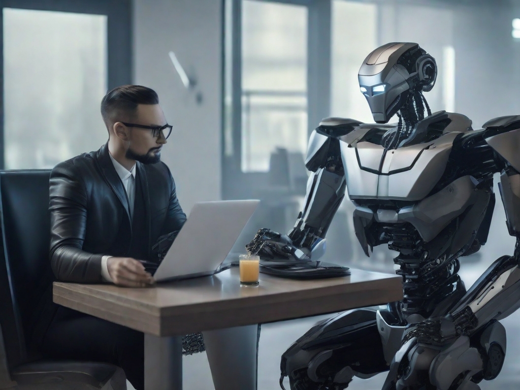 IA e Humanos trabalhando juntos